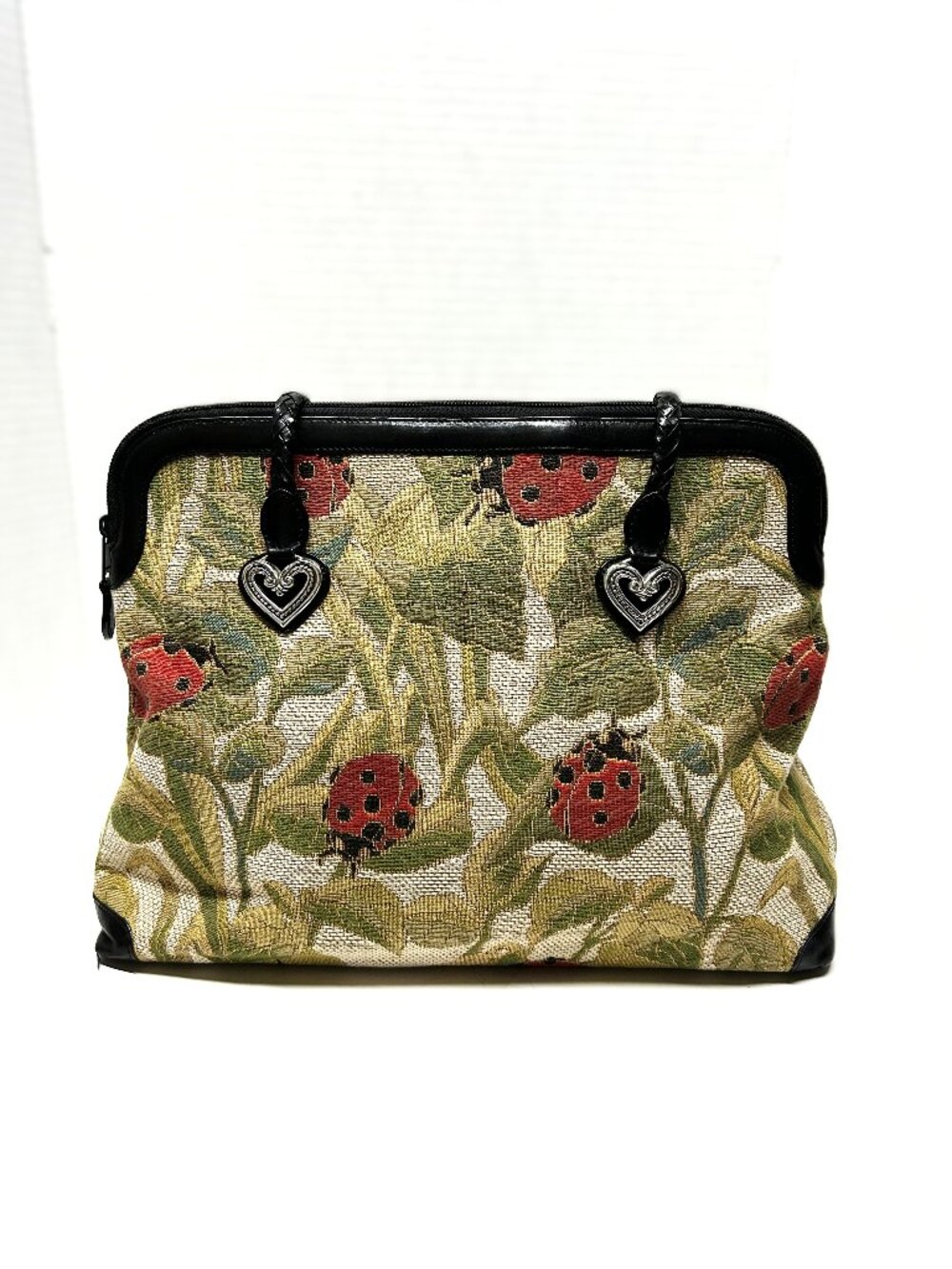 Brighton vintage Ladybug Alyssa Tapestry/Carpet satchel/tote